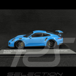 Porsche 911 typ 991 GT3 RS 2014 Rivierablau﻿ 1/43 Minichamps 410063221
