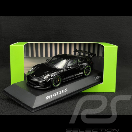 Porsche 911 GT3 RS type 991 Pack Weissach 2018 noir 1/43 Spark WAX02020083