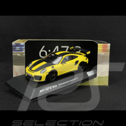 Porsche 911 GT2 RS typ 991 Nürburgring Rundenrekord 2017 gelb / schwarz 1/43 Spark WAX02026473