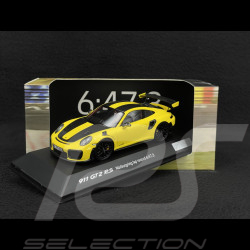 Porsche 911 GT2 RS type 991 Record au tour Nürburgring 2017 jaune / noir 1/43 Spark WAX02026473