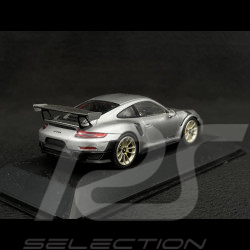 Porsche 911 GT2 RS typ 991 silber / schwarz 1/43 Spark WAP0201510J