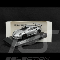 Porsche 911 GT3 RS Type 991 2014 Rhodium Silver Metallic 1/43 Minichamps 413063255