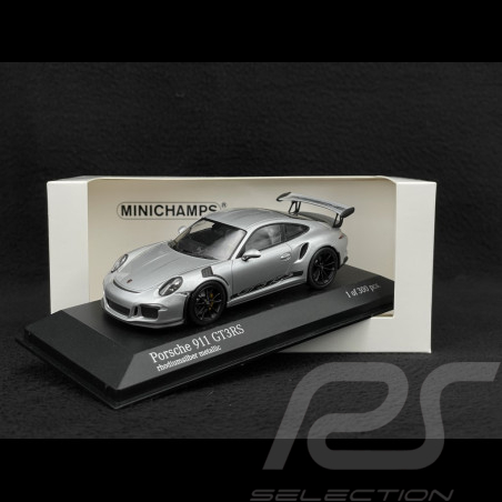 Porsche 911 GT3 RS Type 991 2014 Rhodiumsilber Metallic 1/43 Minichamps 413063255