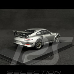 Porsche 911 GT3 RS type 991 phase II silbergrau metallic 1/43 Minichamps 410067020