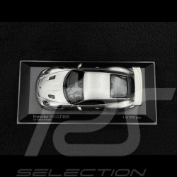 Porsche 911 GT3 RS type 991 phase II gris argent métallisé 1/43 Minichamps 410067020