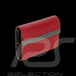 Portefeuille Porsche Design Porte-cartes Pop Up Cuir Rouge Carmin X Secrid 4056487068657 OSE09800.019
