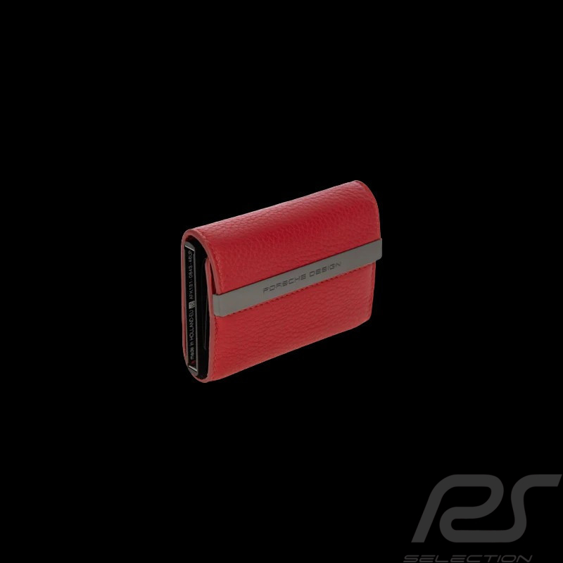 Porsche Design Wallet Card Case Pop Up Leather Carmine Red X Secrid 4056487068657