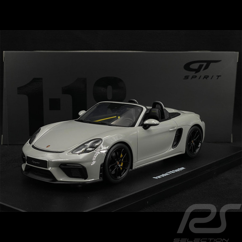 Porsche 718 Boxster Spyder Type 982 2020 Chalk Grey 1/18 GT Spirit GT436