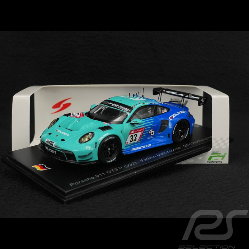Porsche 911 GT3 R Type 992 n° 33 24h Nürburgring 2023 1/43 Spark SG922