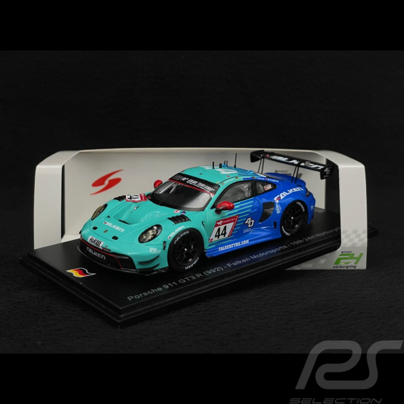 Porsche 911 GT3 R Type 992 n° 44 10th 24h Nürburgring 2023 1/43 Spark SG906