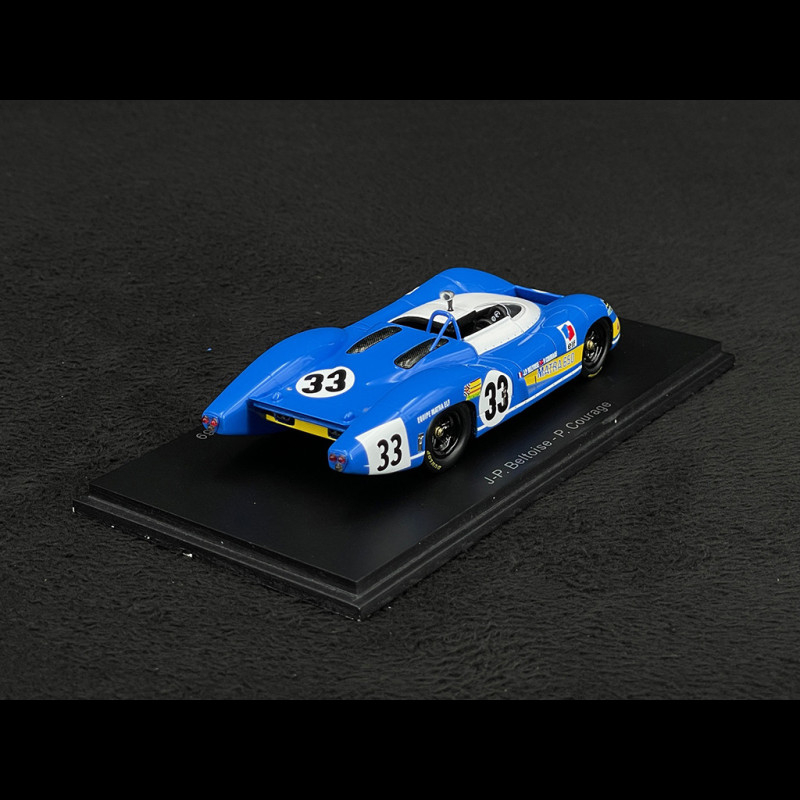 Miniature Spark 1/43 - Matra-Simca MS630/650 #34, 24h Du Mans 1969, Bleue
