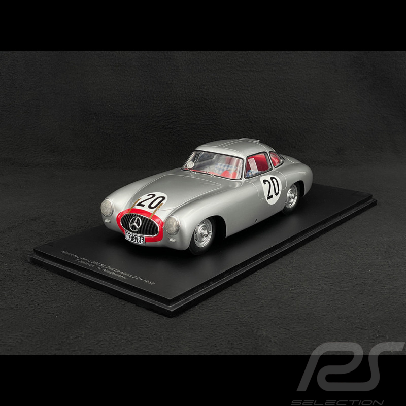 Mercedes-Benz 300 SL n° 20 2ème 24h Le Mans 1952 1/18 Spark 18S859