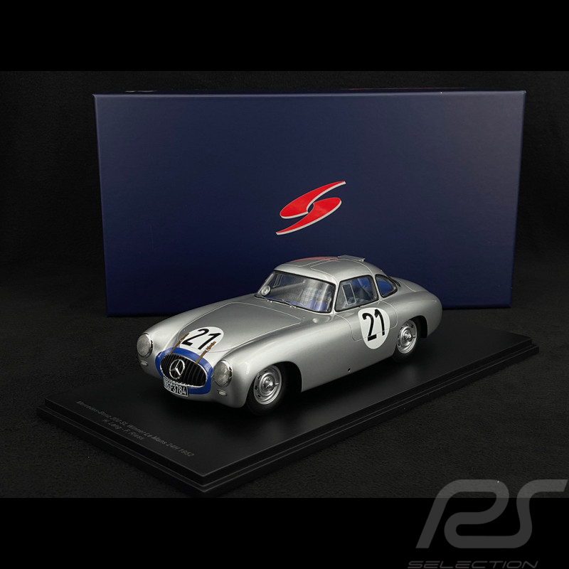 Mercedes-Benz 300 SL n° 21 Vainqueur 24h Le Mans 1952 1/18 Spark 18LM52
