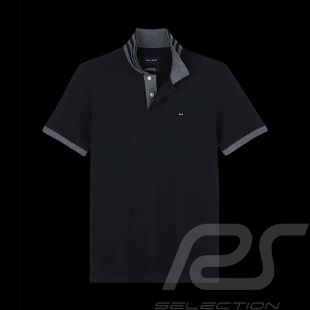 Eden Park Polo Shirt Cotton Pima Black / Grey PPKNIPCE0007-NO - men
