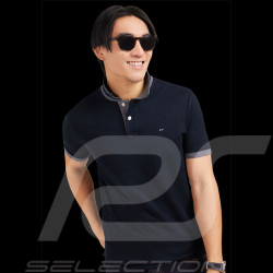 Eden Park Poloshirt aus Pima-Baumwolle Schwarz / Grau PPKNIPCE0007-NO - Herren