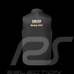 Jota Jacke Porsche 963 Team Hertz Ärmellos Schwarz / Gold HTZ18G1