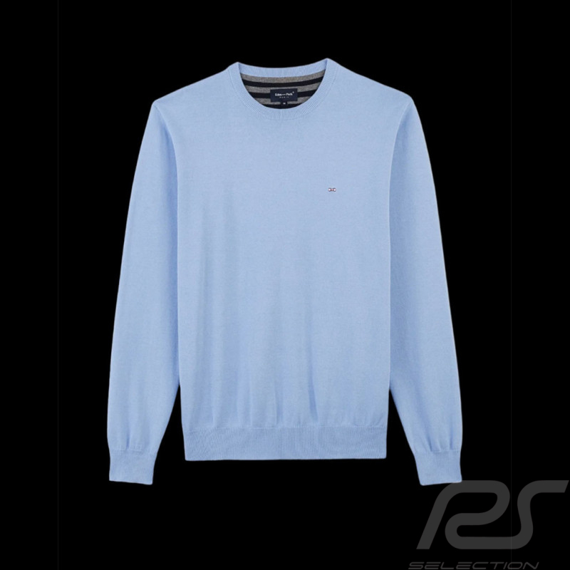 Pull Eden Park Coton Bleu Ciel PPKNIPUE0021-BLM3 - homme