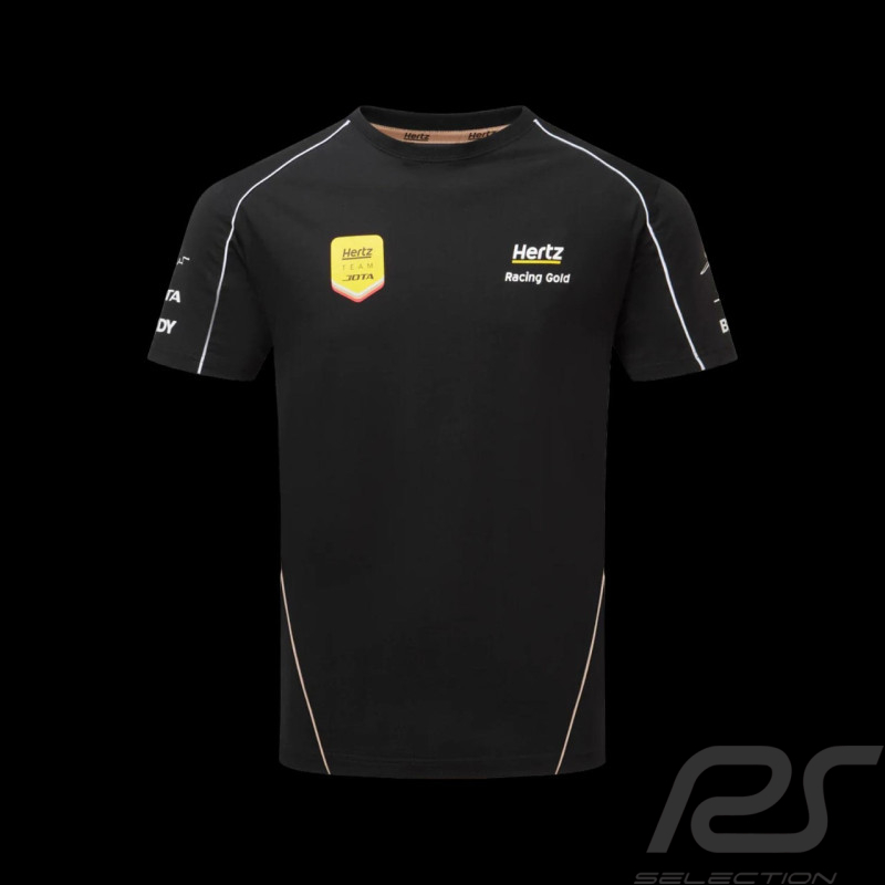 T-Shirt Jota Porsche 963 Team Hertz Noir / Or HTZ18T1