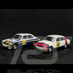 Duo Peugeot 504 n° 403 & n° 402 Vainqueur & 2ème Rallye Codasur 1979 1/43 Spark