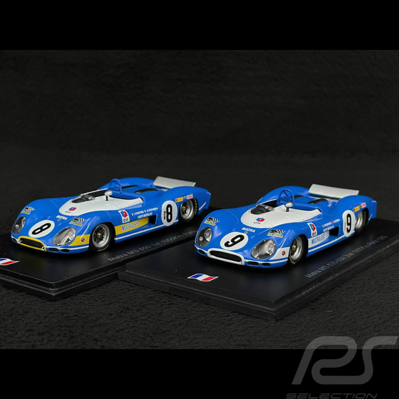 Duo Matra MS650 n° 8 & n° 9 Sieger & 2. 1000km Paris 1969 1/43 Spark
