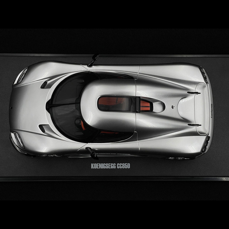 Koenigsegg CC850 2022 Moon Silver 1/18 GT Spirit GT452