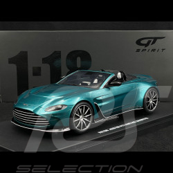 Aston Martin V12 Vantage Roadster 2023 Bleu Taycos 1/18 GT Spirit GT445