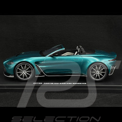 Aston Martin V12 Vantage Roadster 2023 Bleu Taycos 1/18 GT Spirit GT445