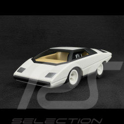 Miniature Vintage Lamborghini Countach Silhouettes Inspiration Blanc Playforever PLUFO75