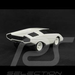 Miniature Vintage Lamborghini Countach Silhouettes Inspiration Blanc Playforever PLUFO75