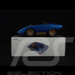 Vintage Car Lamborghini Countach silhouettes inspiration Blue Playforever PLUFO77