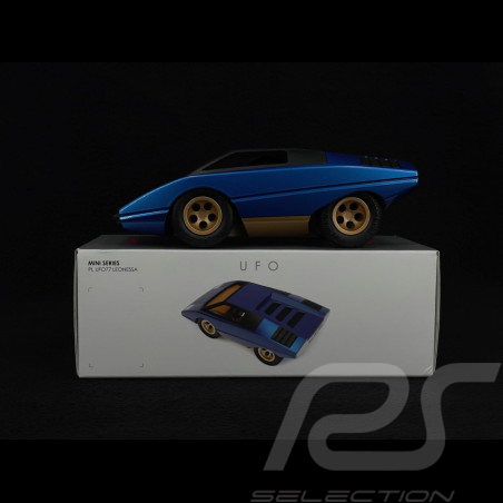 Vintage Car Lamborghini Countach silhouettes inspiration Blue Playforever PLUFO77