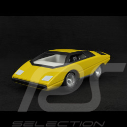 Miniature Vintage Lamborghini Countach Silhouettes Inspiration Jaune Playforever PLUFO79