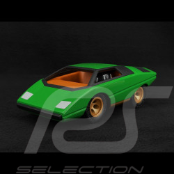 Miniature Vintage Lamborghini Countach Silhouettes Inspiration Vert Playforever PLUFO78