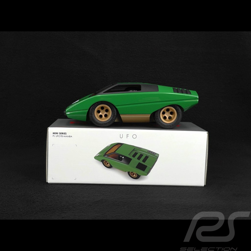 Vintage Car Lamborghini Countach silhouettes inspiration Green Playforever PLUFO78