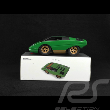 Vintage Car Lamborghini Countach silhouettes inspiration Green Playforever PLUFO78