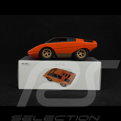 Vintage Car Lamborghini Countach silhouettes inspiration Orange Playforever PLUFO76