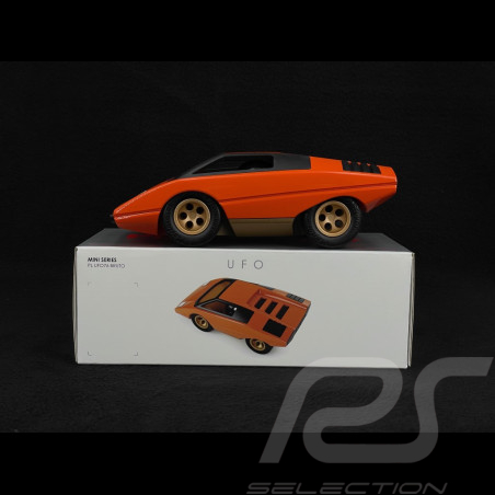 Vintage Car Lamborghini Countach silhouettes inspiration Orange Playforever PLUFO76