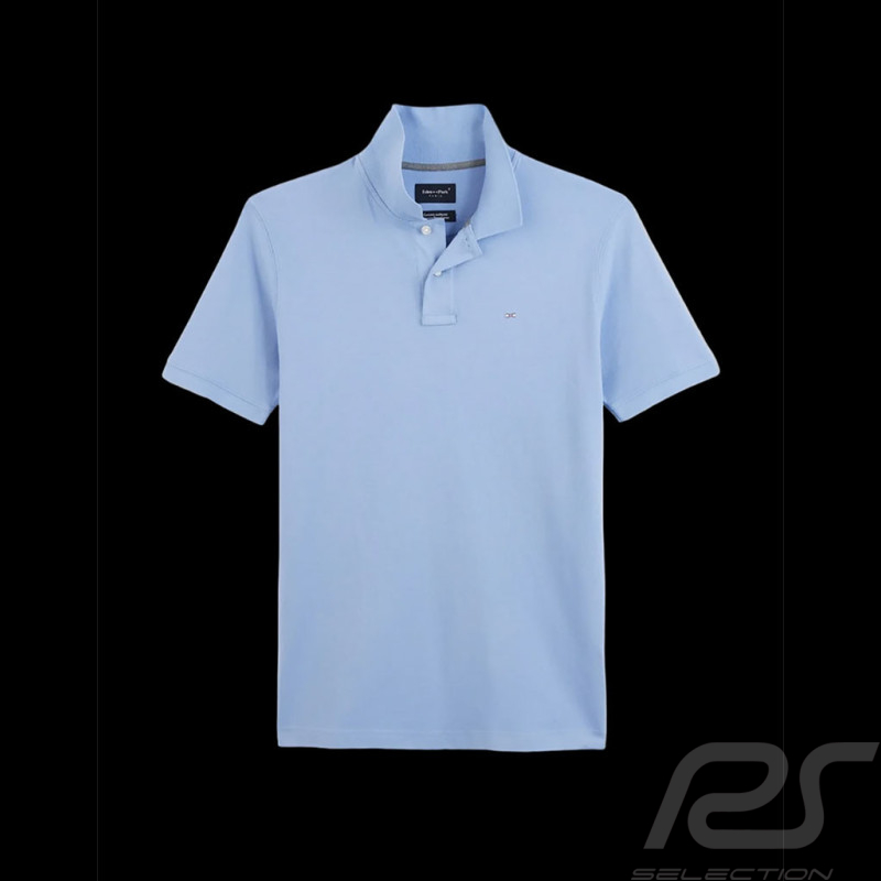 Eden Park Polo Shirt Cotton Pima Light Blue PPKNIPCE0006-BLM3 - men