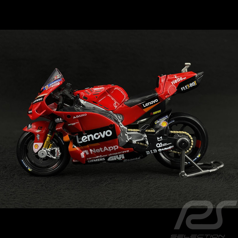 Francesco Bagnaia Ducati Desmosedici GP22 n° 63 World Champion Moto GP 2022 1/18 Maisto 36391
