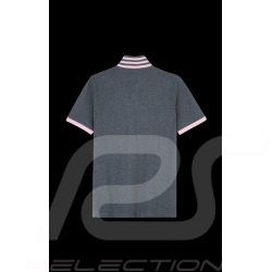 Eden Park Polo Shirt Cotton Pima contrasted Grey / Pink PPKNIPCE0007-GRF - men