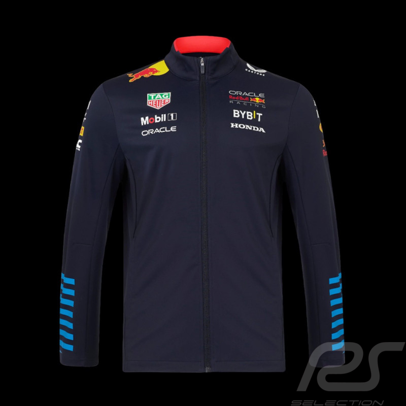 Red Bull Softshell Jacke Racing Verstappen Pérez F1 Marineblau TU5286-190 - Herren