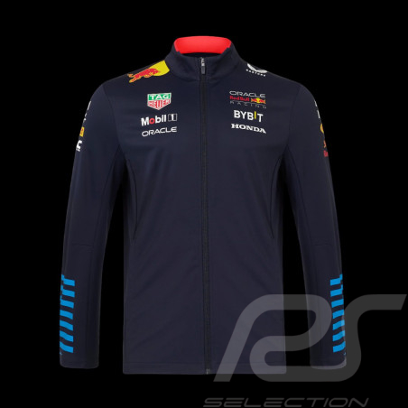 Red Bull Softshell Jacke Racing Verstappen Pérez F1 Marineblau TU5286-190 - Herren