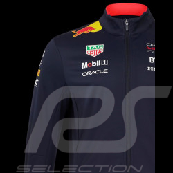 Red Bull Softshell Jacke Racing Verstappen Pérez F1 Marineblau TU5286-190 - Herren