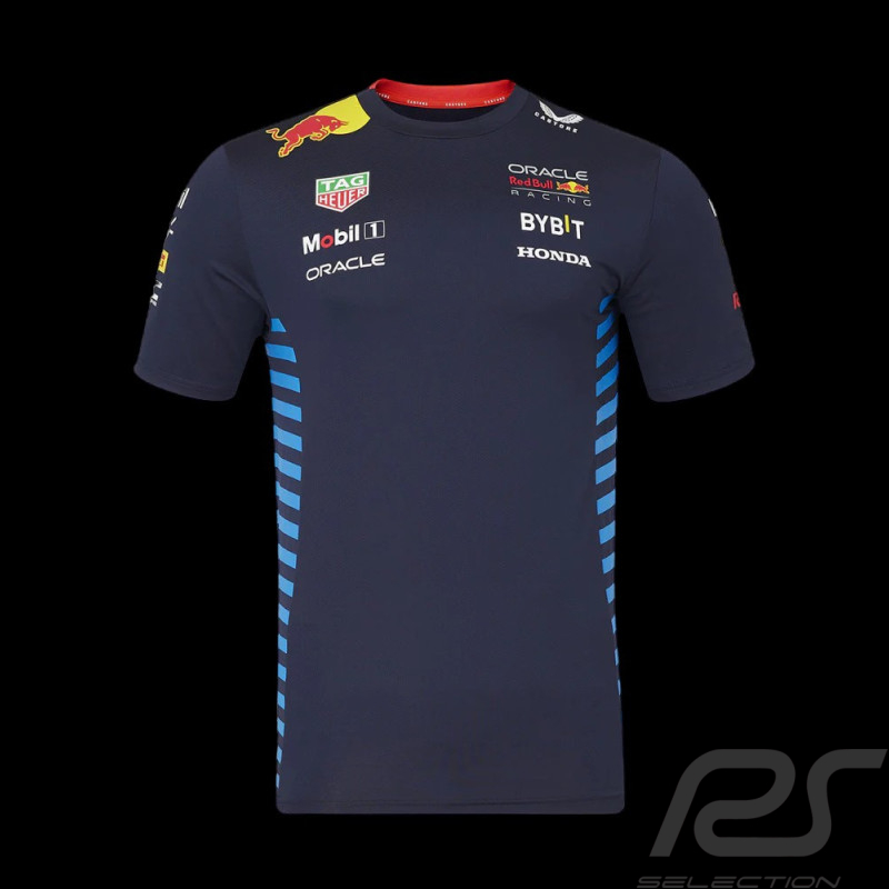 Red Bull Racing T-shirt F1 Verstappen Perez Nachtblau TM5289-190 - Herren