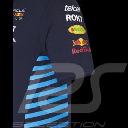 T-shirt Red Bull Racing F1 Verstappen Perez Bleu nuit TM5289-190 - Homme