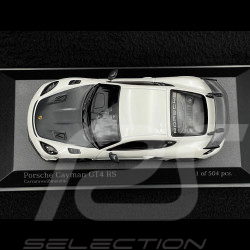 Porsche 718 Cayman GT4 RS 2021 White 1/43 Minichamps 410069702