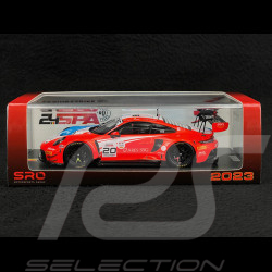 Porsche 911 GT3 R Type 992 n° 20 Winner 24h Spa 2023 1/43 Spark SB708