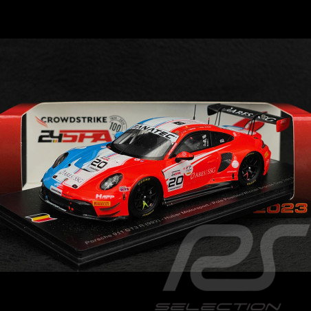 Porsche 911 GT3 R Type 992 n° 20 Winner 24h Spa 2023 1/43 Spark SB708