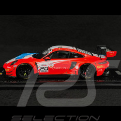 Porsche 911 GT3 R Type 992 n° 20 Winner 24h Spa 2023 1/43 Spark SB708