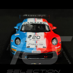 Porsche 911 GT3 R Type 992 n° 20 Vainqueur 24h Spa 2023 1/43 Spark SB708